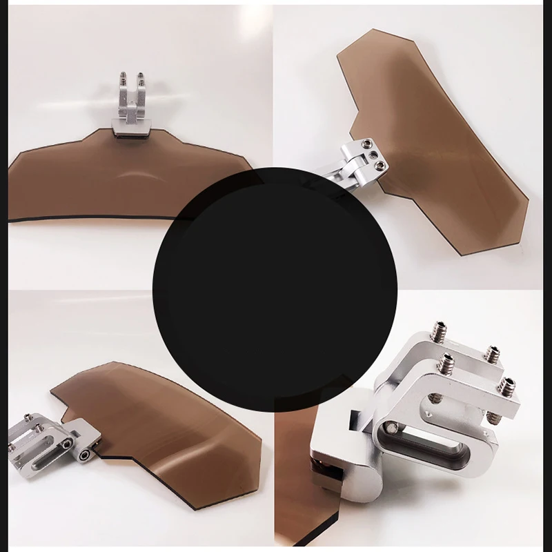 

Airflow Adjustable Windscreen Wind Deflector Universal Motorcycle Windshield for Kawasaki BMW Ducati honda Benelli Triumph Yamah
