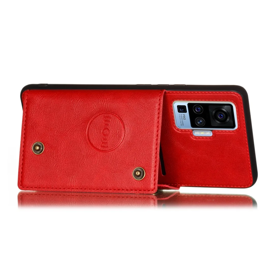

Card Slot Case Leather Case For Vivo X50 Case