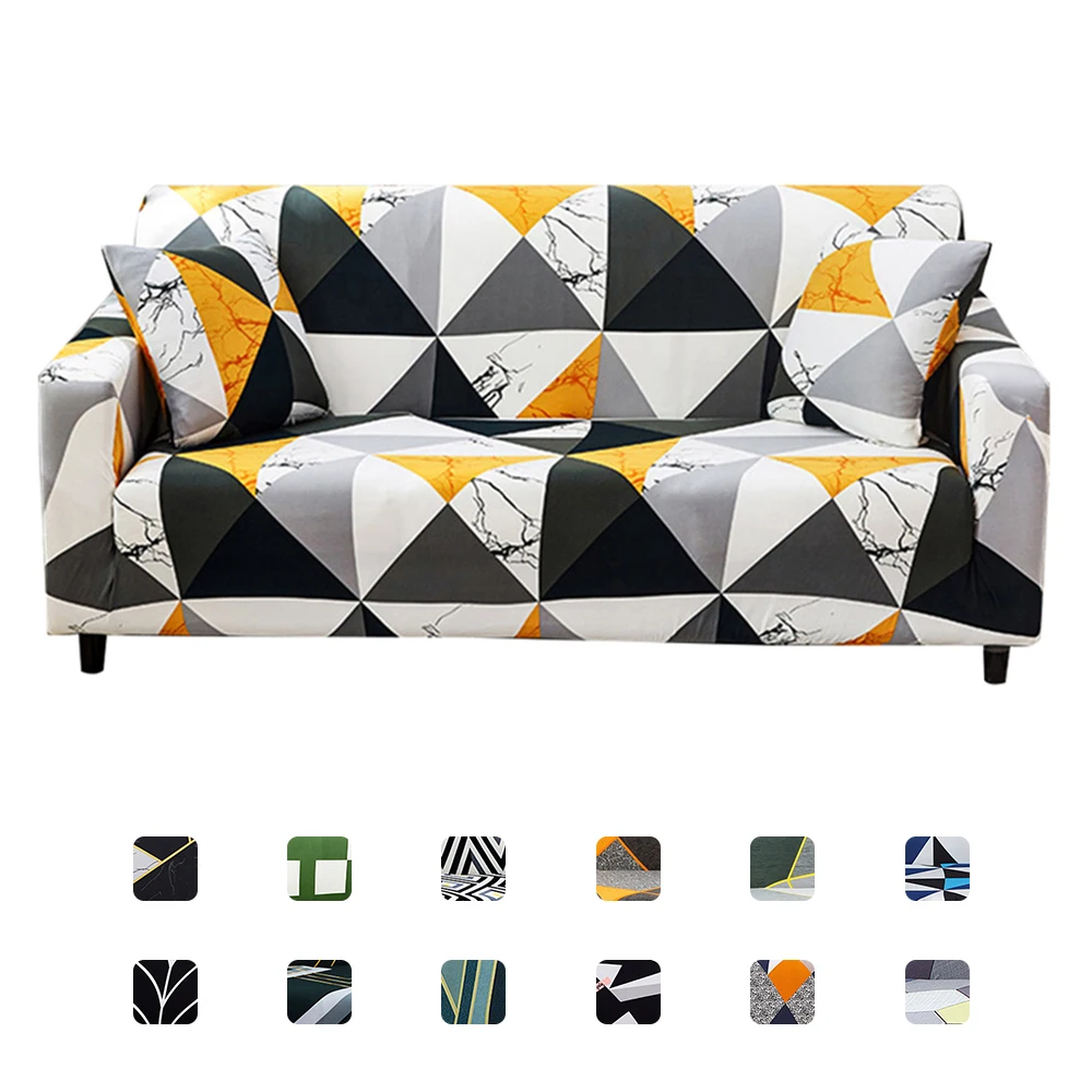 Спандекс растягивающиеся Чехлы для l образный диван угловой чехол гостиной