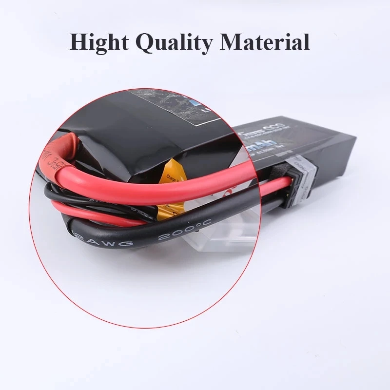 Gens ace-Paquete de bater&iacute;a de 5000mAh, 5500mAh, 11,1 V, 3S, 50CLiPo, con Deans y conector XT60 para coche teledirigido Traxxas 1/10 1/8-3