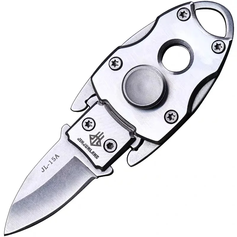 2021 New 7CR17MOV Steel Outdoor Mini Gyro Folding Knife Wilderness Survival Camping Tactical Pocket Hunting Knives EDC Tools | Инструменты