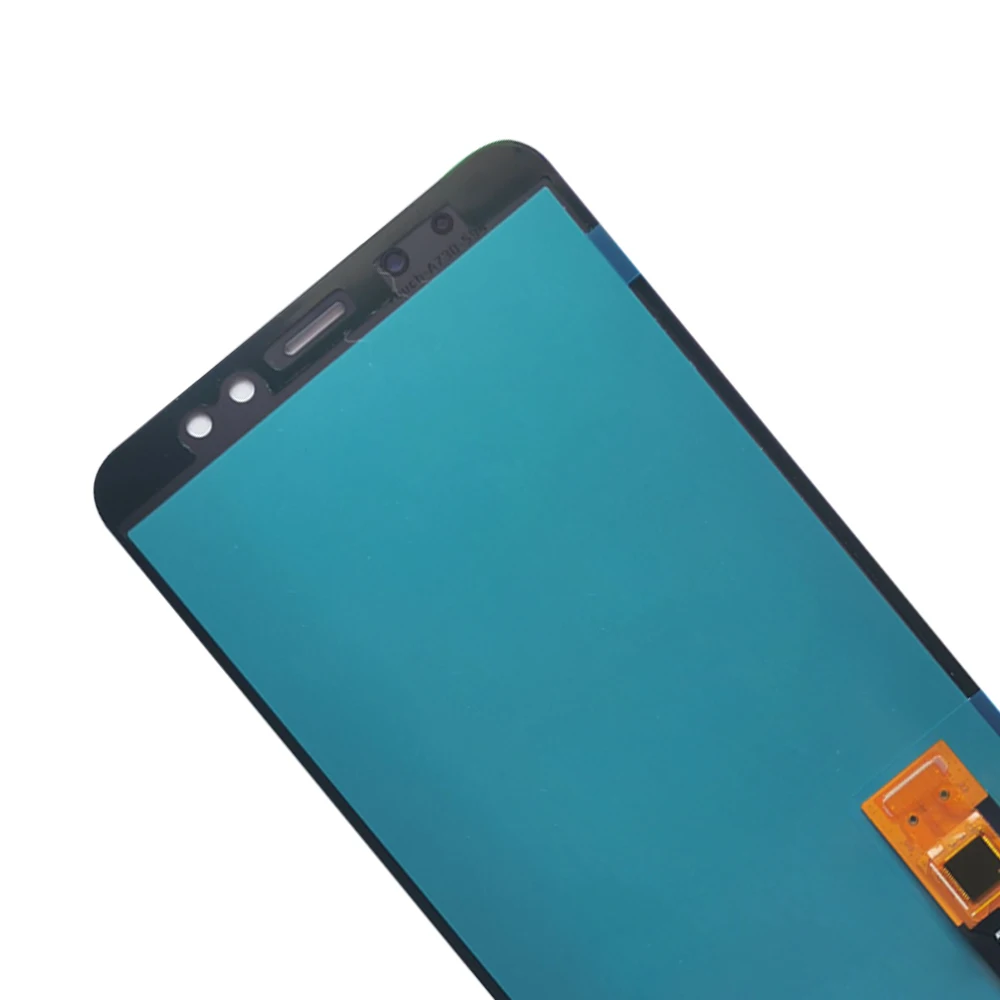 100% SUPER AMOLED A8 плюс ЖК-дисплей с рамкой для SAMSUNG Galaxy A730 + SM-A730F/DS A730F дисплей сенсорным