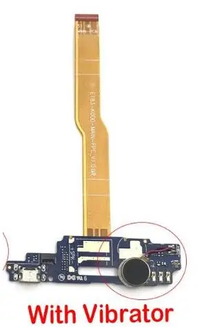 With Vibrator Микрофон usb-порт для док-станции Зарядка гибкий кабель плата PCB для zte Voyage 4 Blade A610 ремонт телефона - Цвет: With Vibrator