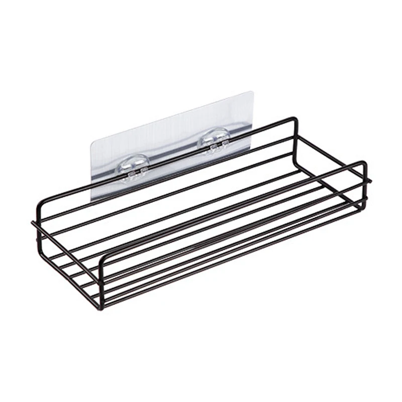 

Bathroom Backs, Toilets, Punch-free Household Iron Art Multi-Function Kitchen Toilet Vanity Wall-mounted Storage Rack