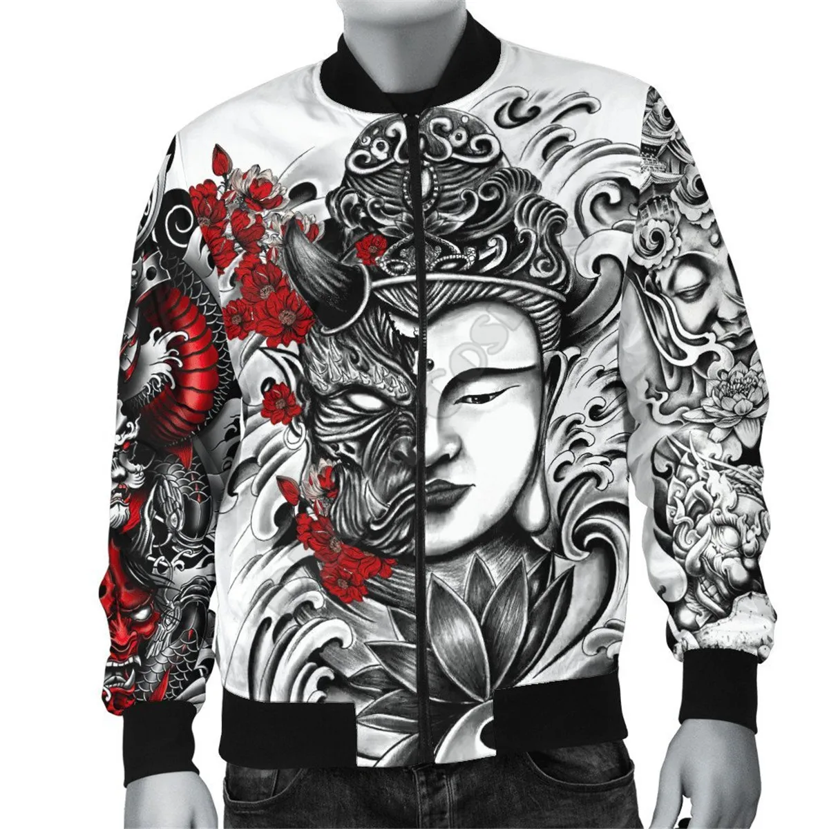 Japan Culture Jackets 3D Printed Jacket Women For Men winter autumn warm zipper coat Halloween costumes