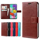 Кожаный чехол-книжка с бумажником для Samsung Galaxy A71 A51 A72 A82 A52 A42 A32 A22 A12 A02 F52 M62 A03S 4G
