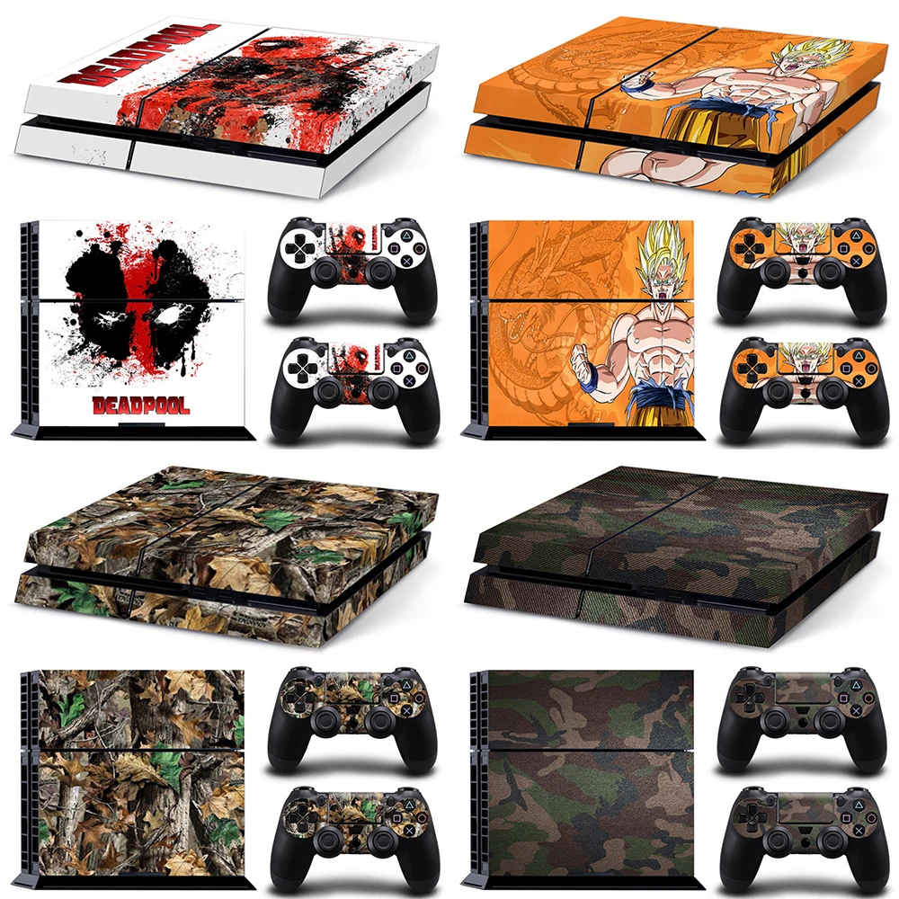Защитные наклейки для Playstation 4 Dualshock игровая консоль PS4 + 2 контроллера|Геймпады| |