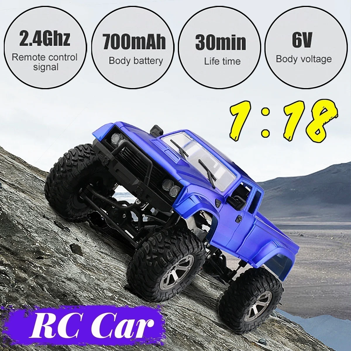 Электрический Радиоуправляемый гусеничный высокоскоростной Монстр Трак 2,4 GHz с дистанционным управлением автомобиль с 480P HD камерой дорожный багги RC автомобиль подарок на год