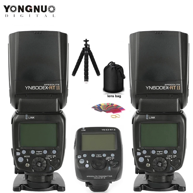 Беспроводная вспышка YONGNUO YN600EX RT II 2 4G HSS 1/8000s + триггер для вспышки Speedlite