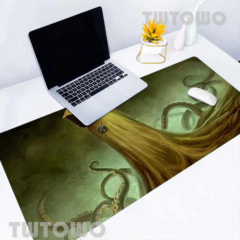 9040 cm mouse pad gamer computer hd new large desk mats keyboard pad cthulhu laptop office gamer soft natural rubber mice pad free global shipping