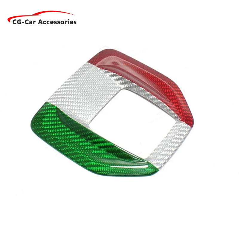 

Carbon Fiber Gear Panel Sticker Gear Box Decoration Ring Modification For Alfa Romeo Giulia Stelvio Car Accessories Interior
