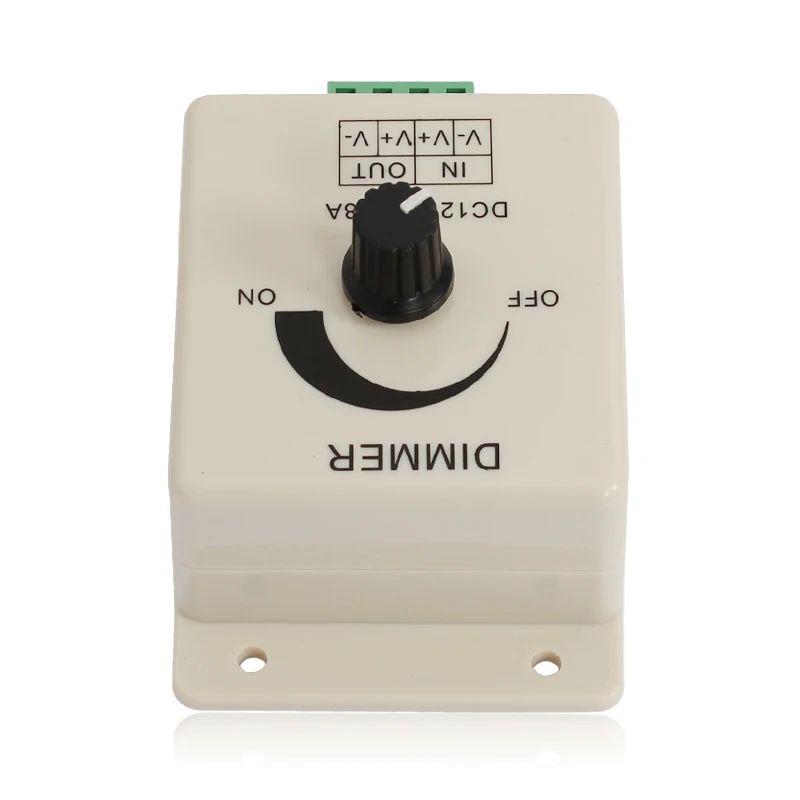 PWM Dimmer Control DC 12V 24V 8A диммер кнопка вкл./выкл. одноканальный регулируемый светильник