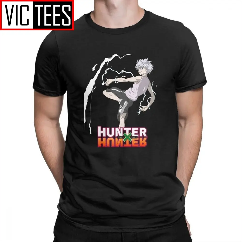 Hunter X Hunter T Shirt Kiluas Classic Japanese Lightweight Short Sleeves Printing Comic Cotton Tees Shirts Mens T-Shirt