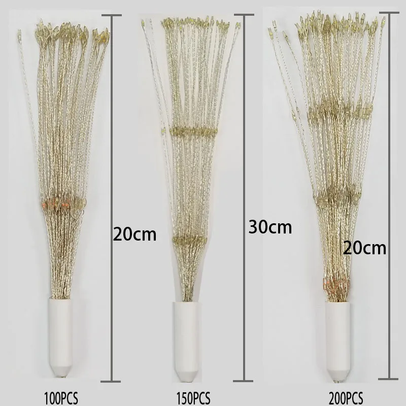 

Festival Hanging Starburst String Lights 100-200 Leds DIY firework Copper Fairy Garland christmas lights outdoor Twinkle Light