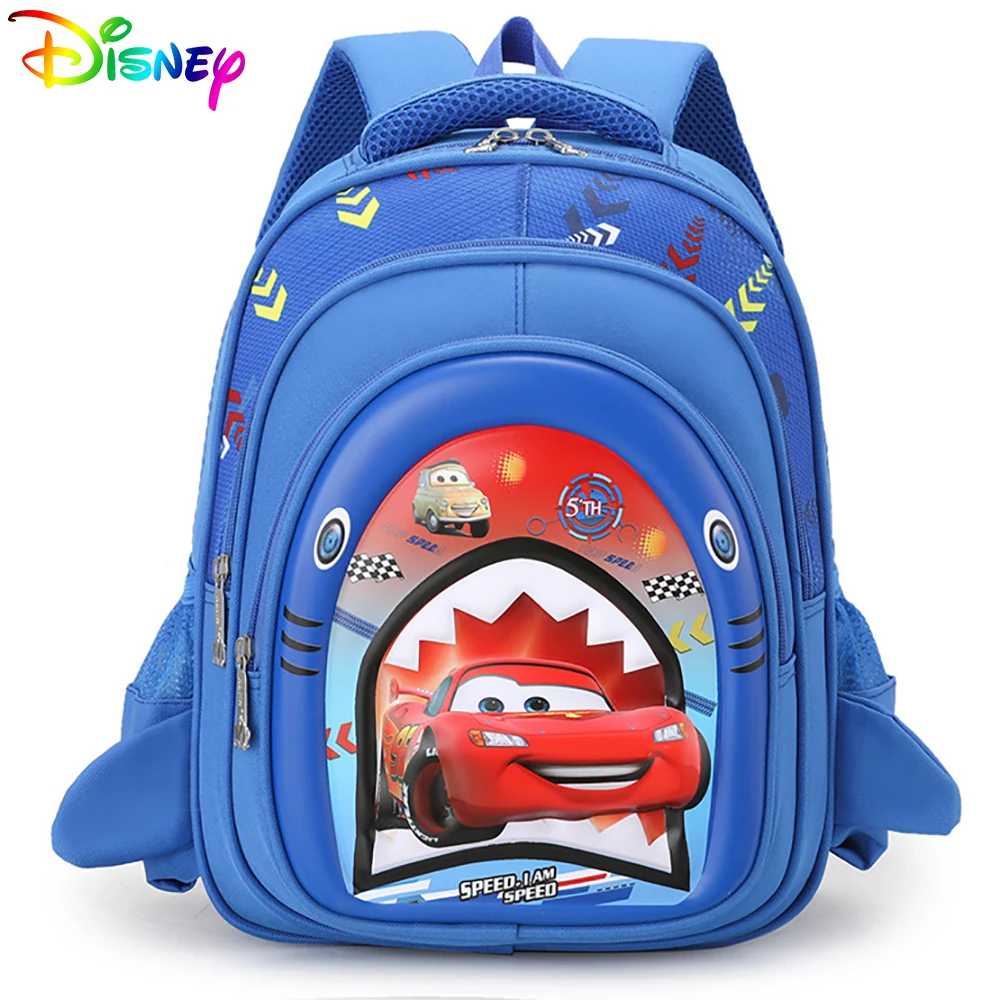 

Disney Brand Backpacks For Boys Girls Frozen Elsa McQueen Design Student School Bags Teenagers Kids Lightweight Casual Knapsack