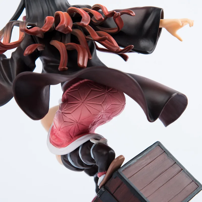 

Anime Demon Slayer Kimetsu no Yaiba Kamado Nezuko Running Box Ver PVC Action Figure Collectible Model doll toy 19cm