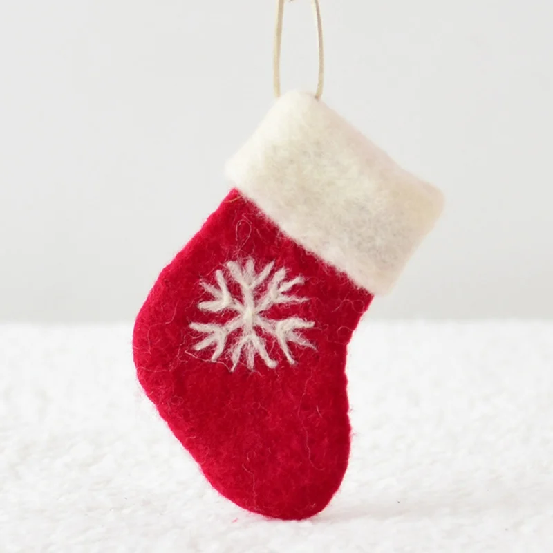 1 шт. новогодний фетровый Подарочный мешок для ёлки|Носки и держатели подарков| |