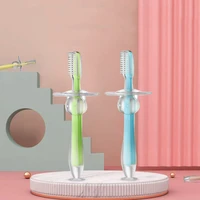 soft kids silicone training toothbrush baby children dental oral care tooth brush kids tooth brush with suction cup baby items