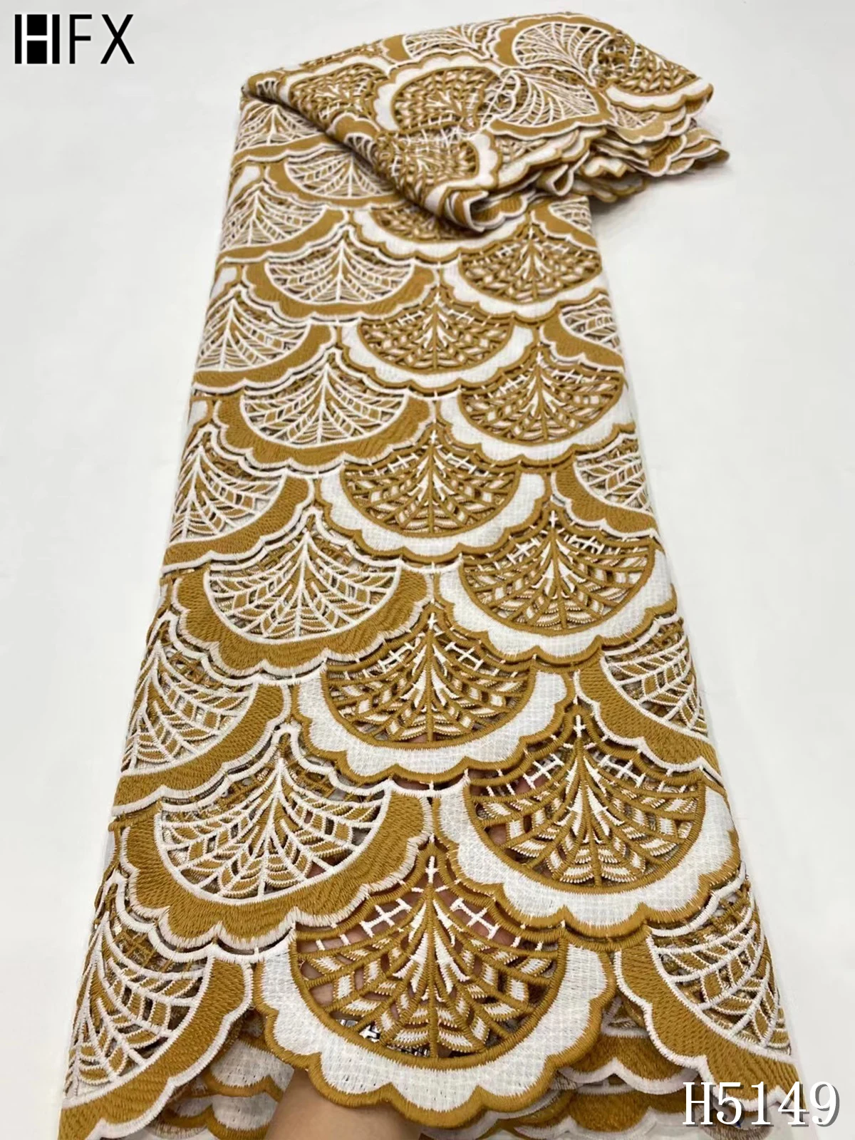 HFX нигерийская кружевная ткань 2021 высококачественное кружево французская