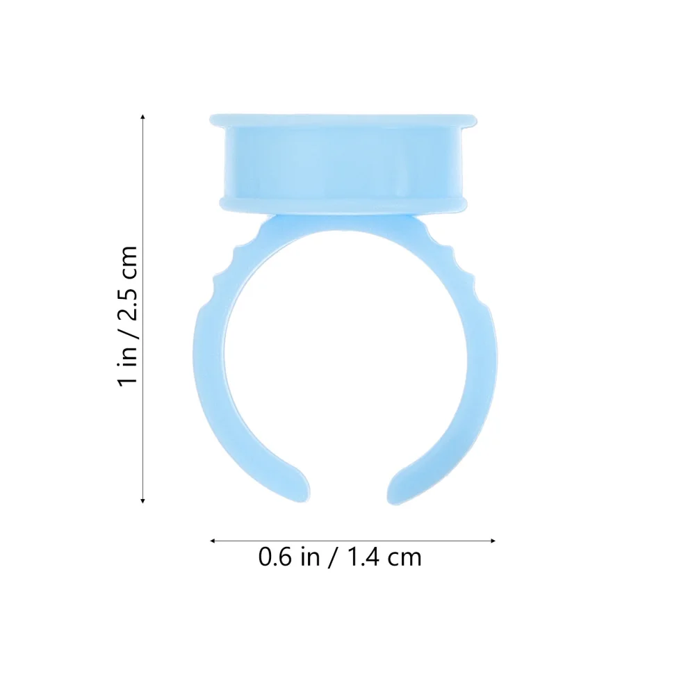 

200Pcs Lash Blossom Glue Ring Microblading Pigment Cup for Semi Permanent Makeup