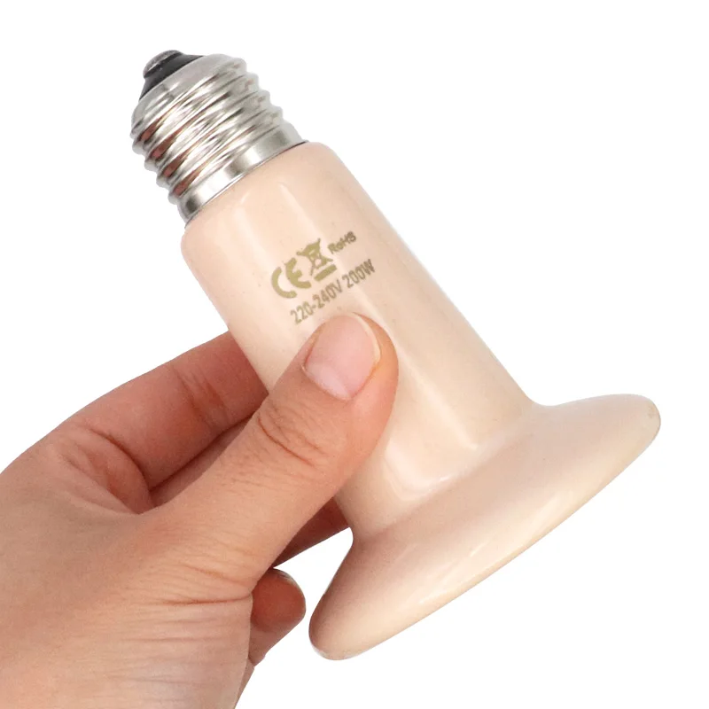 1 шт. нагревательная лампа для домашних животных Черный Инфракрасный