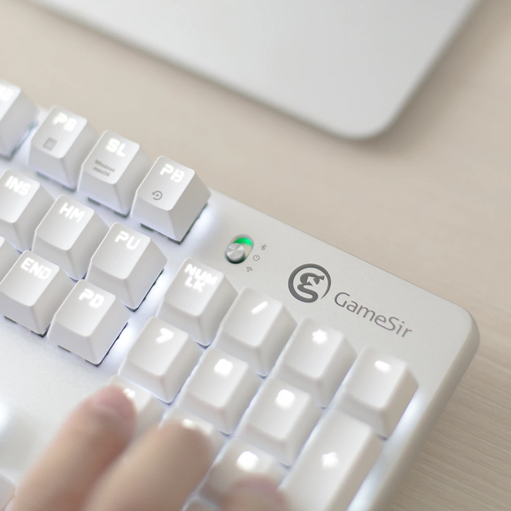 Беспроводная Механическая игровая клавиатура GameSir GK300 с Bluetooth и USB приемником