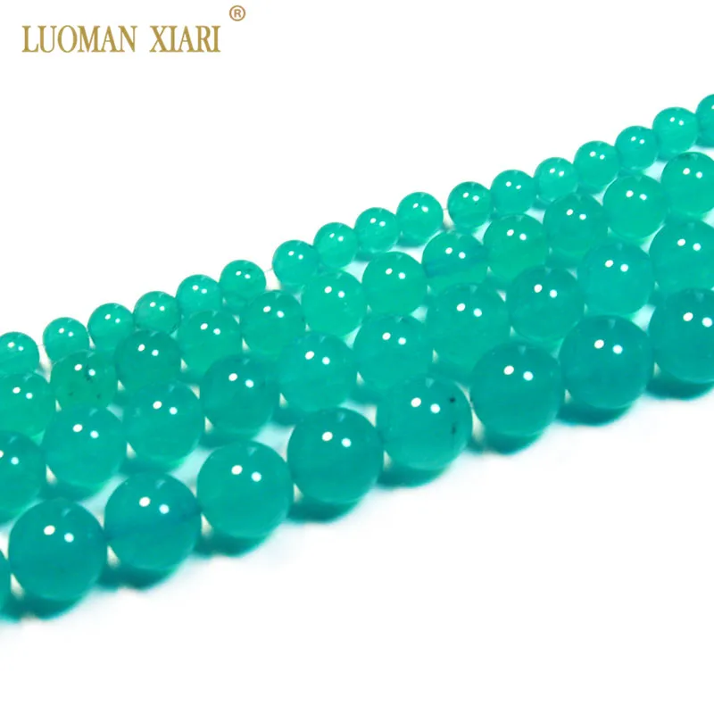 Изысканные AAA льда Амазонит GemBeads из круглого натурального камня бусины для