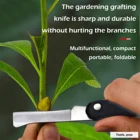 Складной садовый прививочный нож, 12 шт., ножницы для обрезки фруктовых деревьев, домашние режущие инструменты, Прямая поставкаоптовая продажа