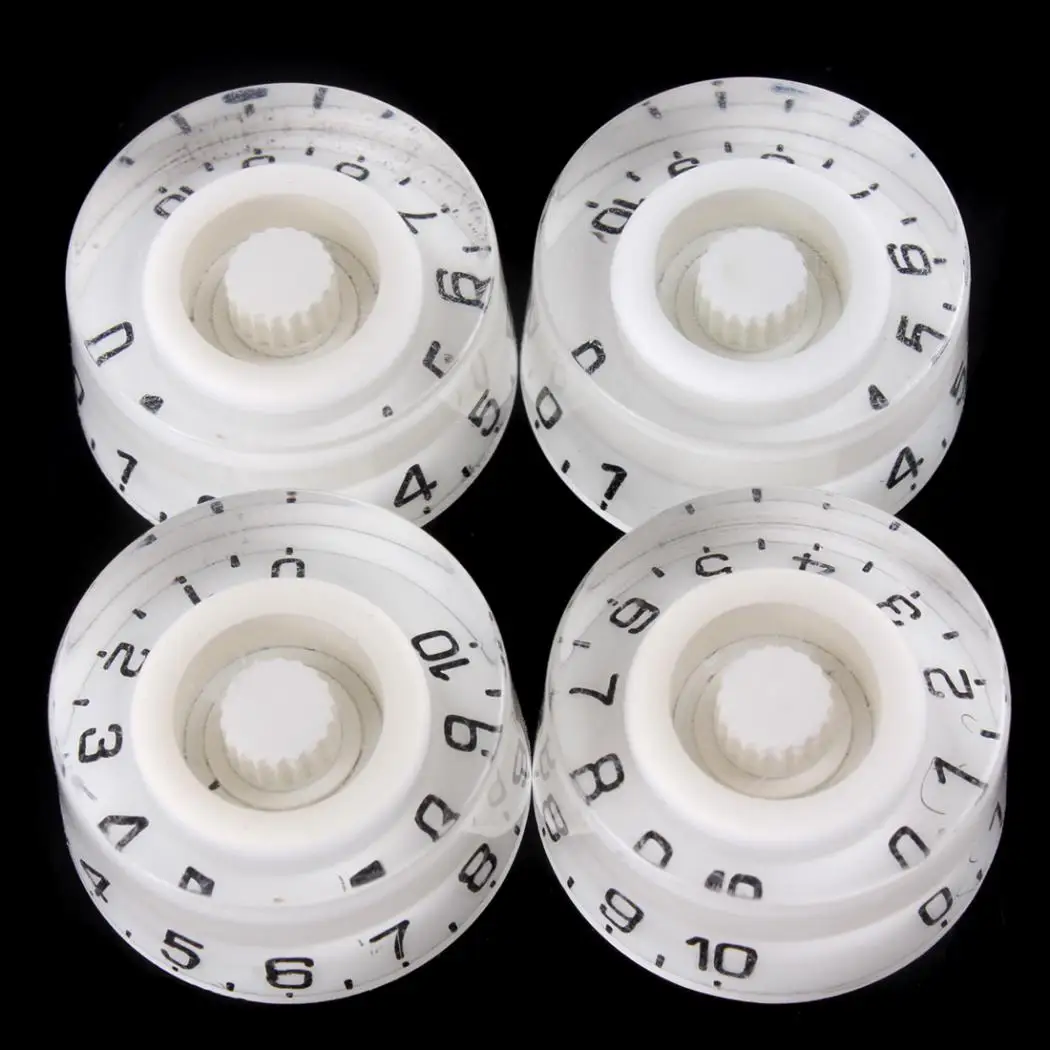

Guitar Knob 4pcs/lot Speed Knobs Volume Tone Control Buttons for Electric Guitar