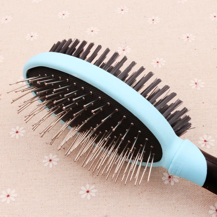 Dele Pet Comb Cleaning Appliance Two-color Optional Double-sided Brush Dog Supplies | Дом и сад