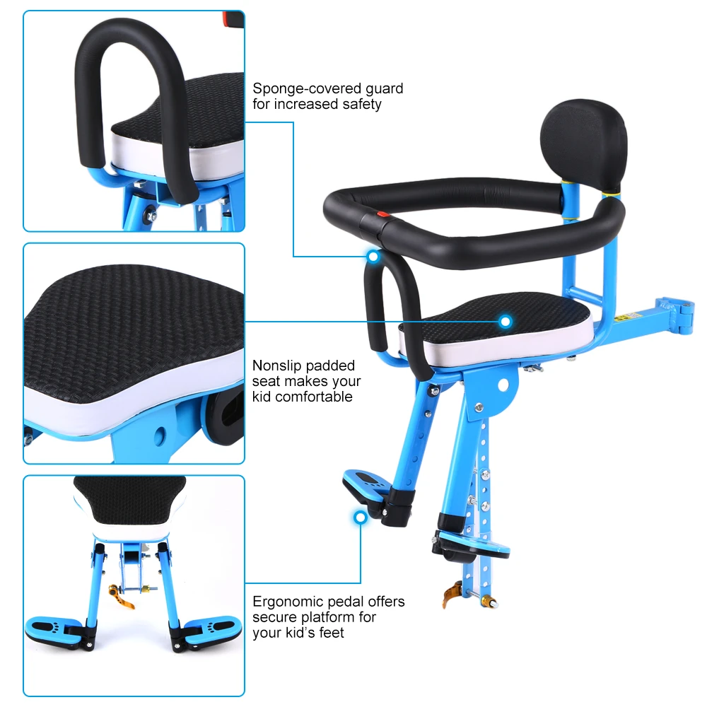 Быстросъемное Переднее Крепление для детского велосипеда детское седло горный