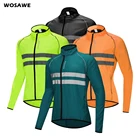Велосипедная куртка WOSAWE, многофункциональная непродуваемая быстросохнущая ветрозащитная куртка-дождевик для шоссейного велосипеда, M-3XL