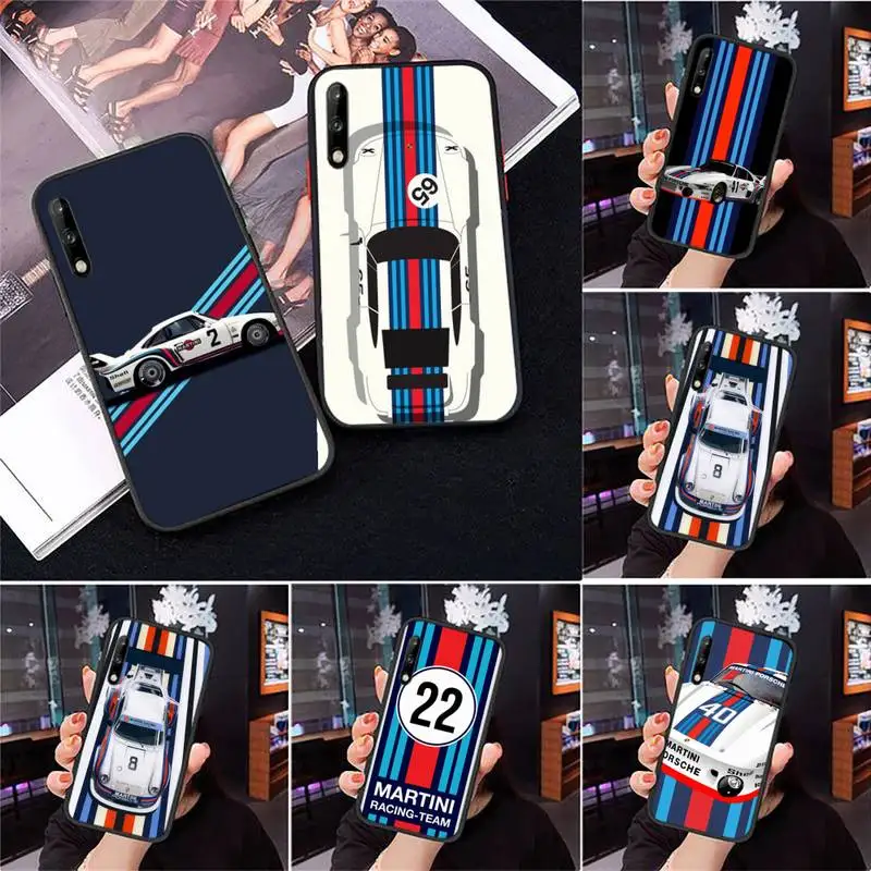 

Martini Racing Phone Case for Huawei mate 9 10 20 20X 30 40 pro lite Fundas cover