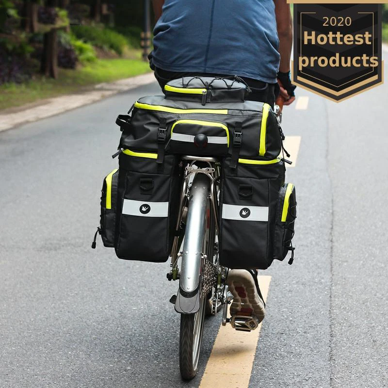 Велосипедная сумка 3 в 1 комбинация многофункциональная на заднюю полку