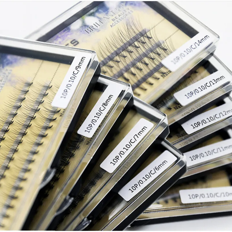 

Натуральные Мягкие Накладные ресницы, объемные ресницы 6/8/9/10/11/12/14 мм