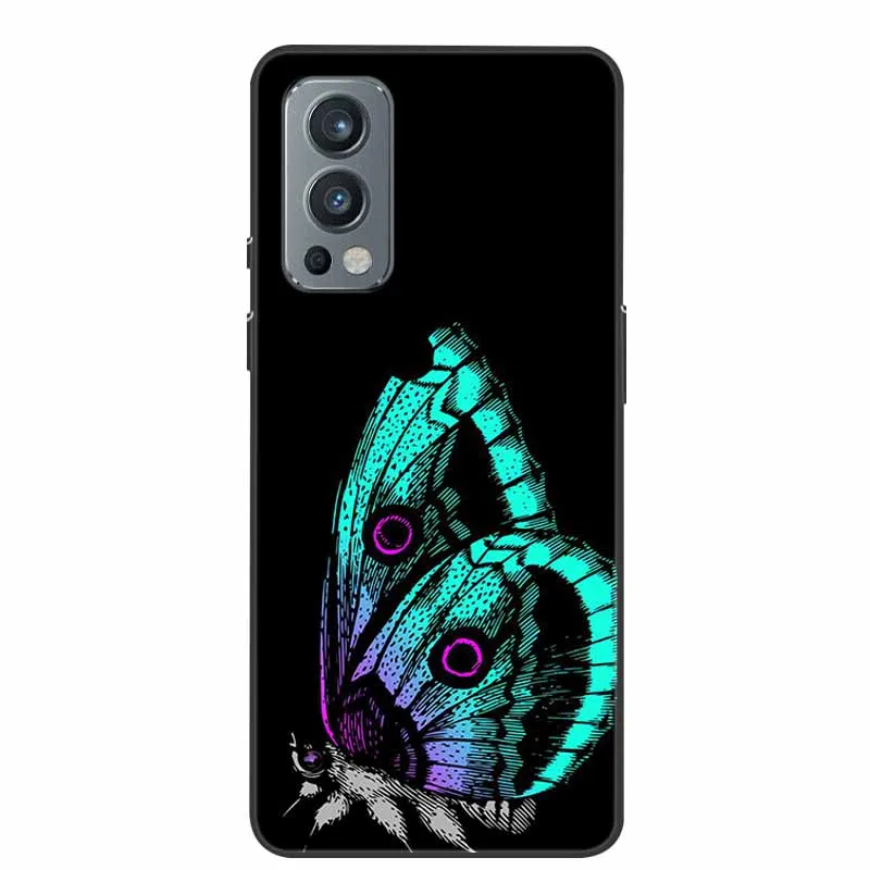 for oneplus nord 2 5g case black bumper soft tpu silicone phone cover for one plus nord 2 5g case 6 43 nord2 5g 2021 shells free global shipping