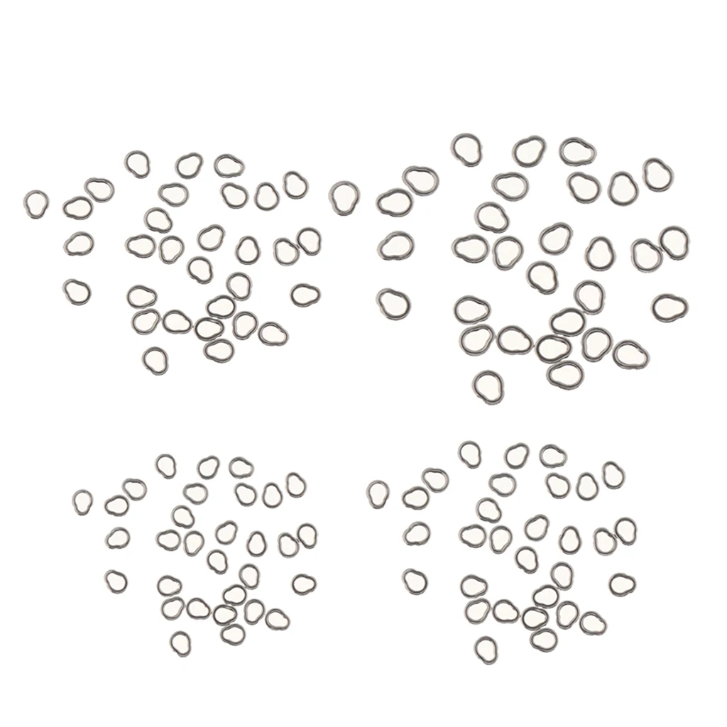 30 шт из нержавеющей стали Твердые Rig кольца для джиггинга Assit Крючки большая игра |