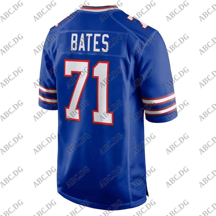 

Customized Stitch American Football Jersey Men Women Kid Youth Buffalo Ryan Bates Royal Game Jersey