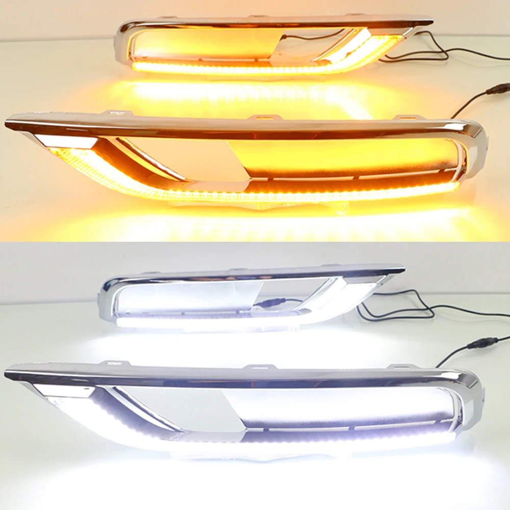 2 шт. Автомобильные светодиодные дневные ходовые огни для Honda CRV CR-V 2015 2016 |