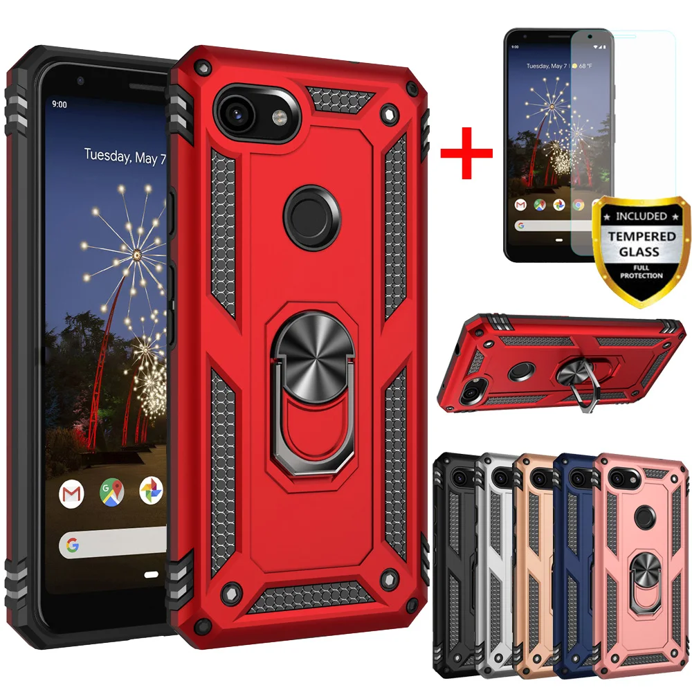 Чехол для Googole Pixel 3a/3a XL двухслойный военный защитный чехол повышенной прочности