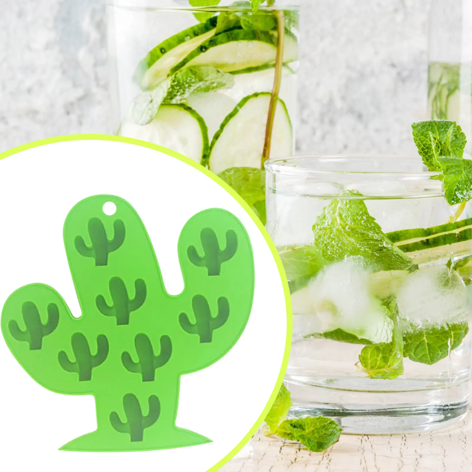 Силиконовая Форма Для льда фруктов уникальная силиконовая в виде кактуса