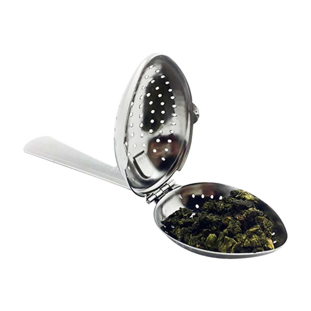 Безопасная сетчатая кофейная ложка из нержавеющей стали серебристая легкая