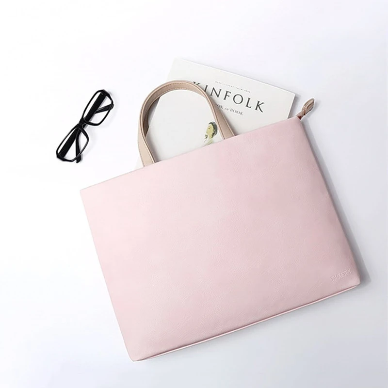 Multifunction Portable Laptop Bag Office File Storage Organizer Business Travel Waterproof Macbook Computer Handbag Accessory