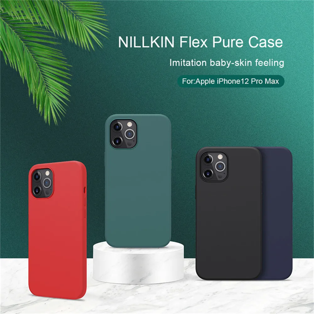 

For Apple iPhone 12 Pro Max / 12 Mini Nillkin Flex Pure Back Cover Silicone Soft Protective Case