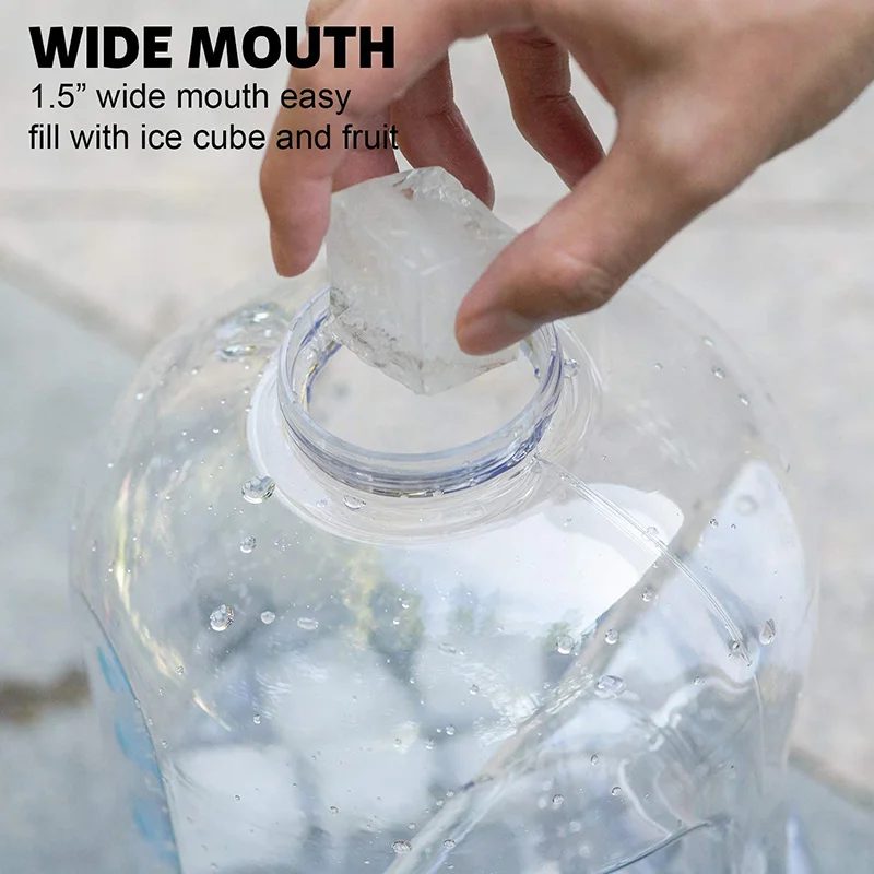 1 галлон бутылка для воды спортивный большой кувшин активного отдыха портативная