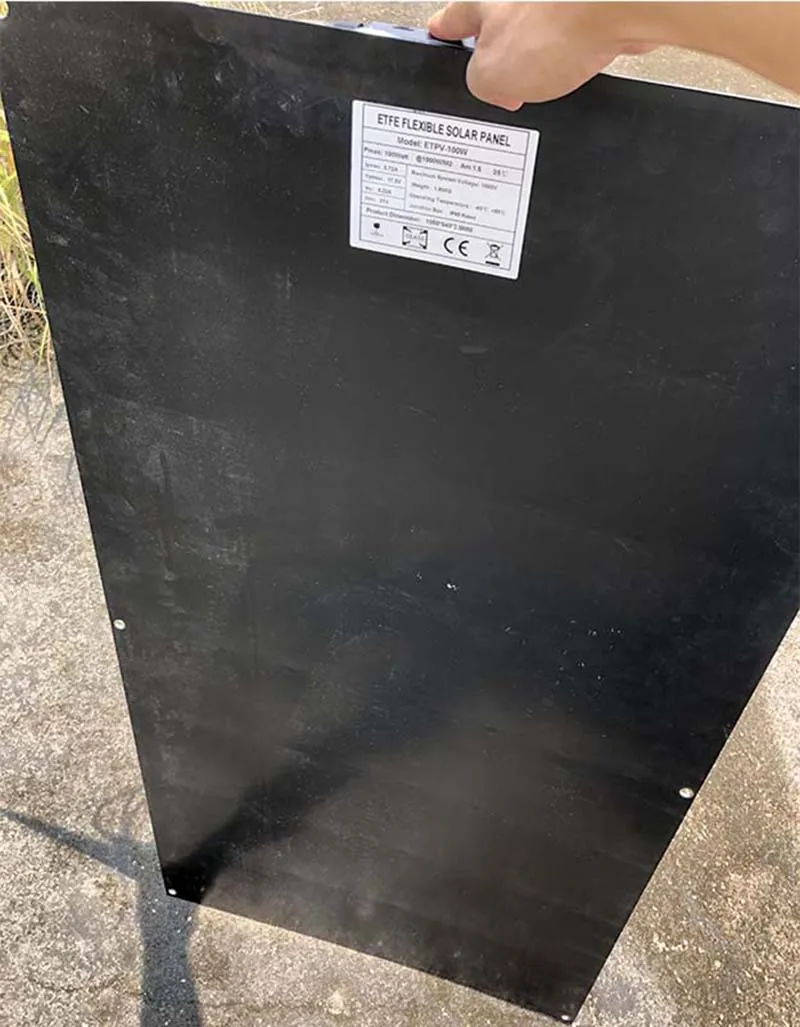 spesifikasi Etfe Panel Tenaga Surya/Solar Panel 100 W 12 V 3Pcs Solar Battery Charger Modul Surya Fleksibel 300 W 36 V 220 V 110 V Caravan Mobil Camping Perahu RV Marine