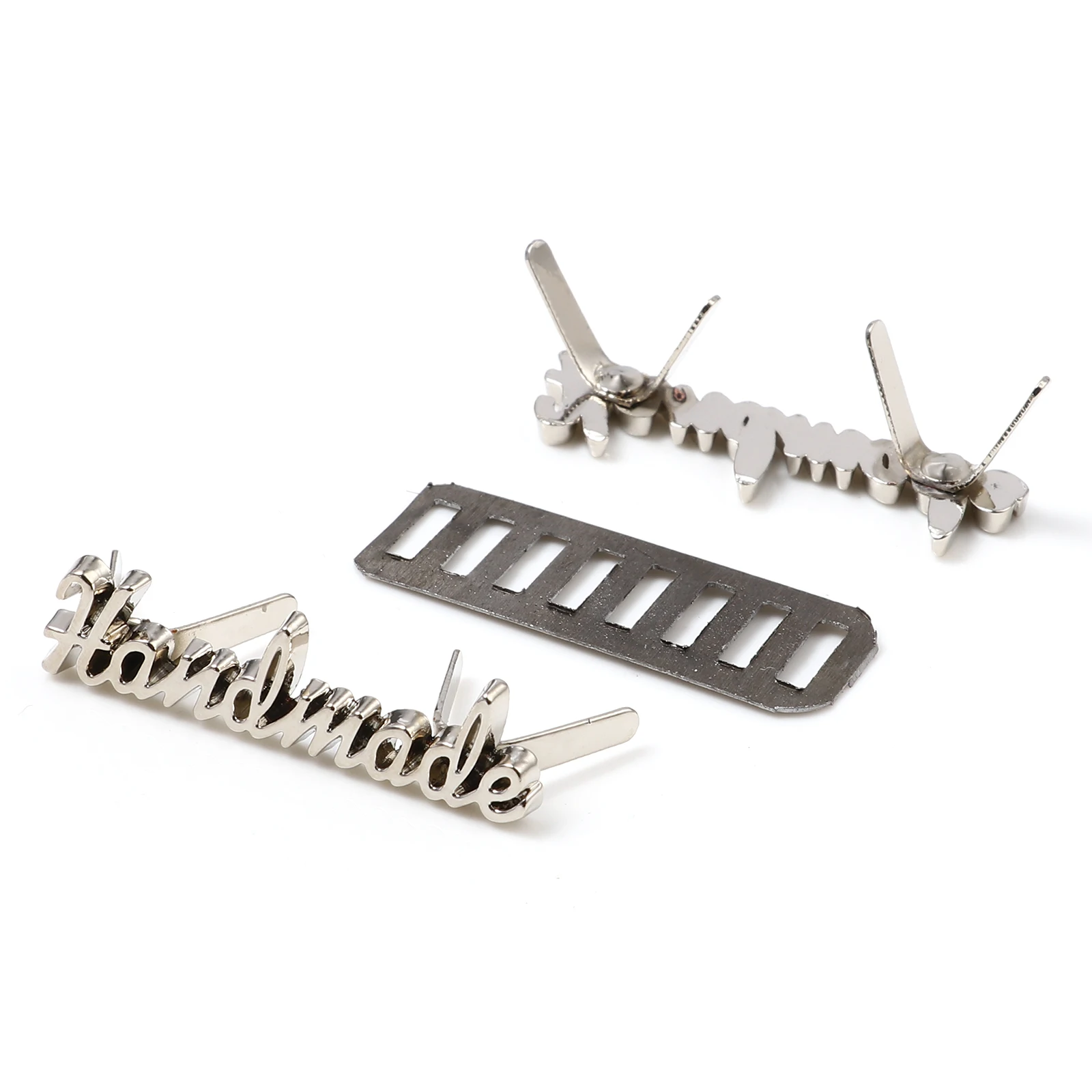 Металлические этикетки с надписью ручной работы 5 комплектов ярлыки для