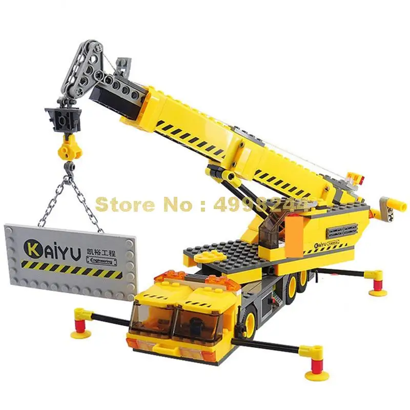 380 шт городской инженерный подъемный кран строительные блоки 1 кирпичная