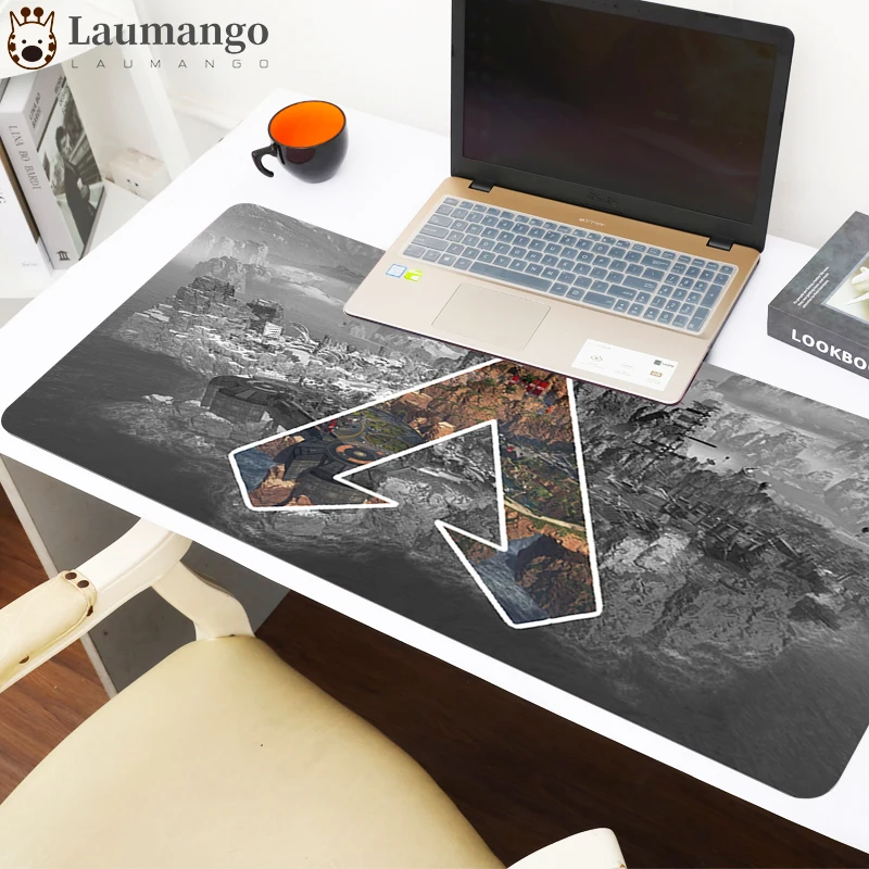 

Large keyboard pad for game lovers Artistic designing XXL black game mouse pad