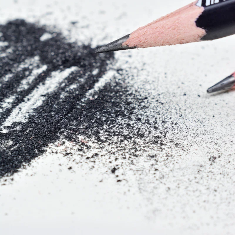 

2B Sketch Charcoal Thick Triangle Pencil Children's Calligraphy Students Dedicated Exam Mandatory Art Supplies